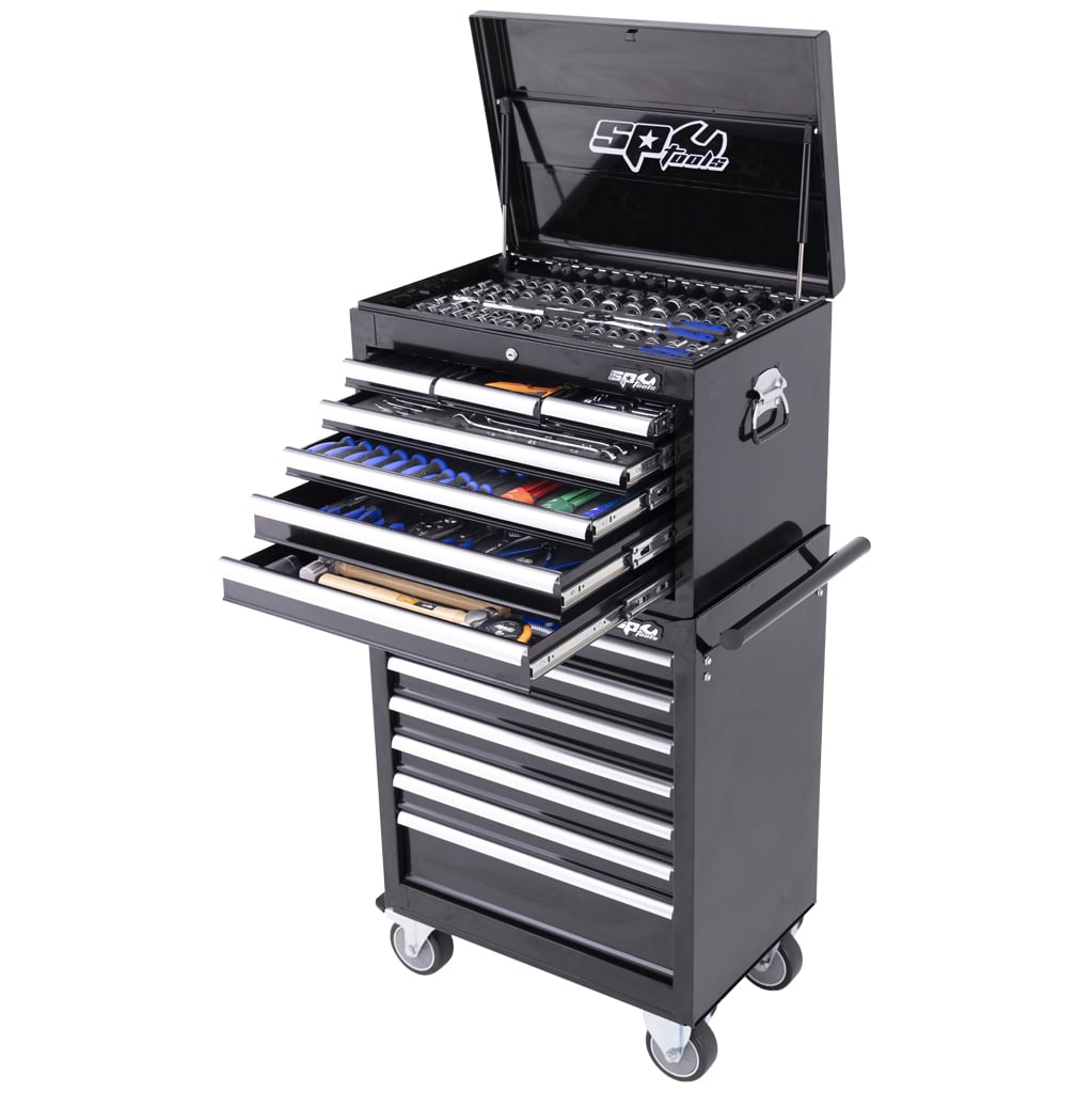 SP TOOLS 50125 293PC CUSTOM SERIES TOOL KIT METRIC/SAE STANDARD EVA FO