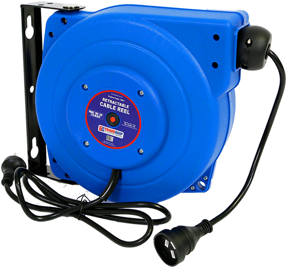 Tradequip 1994T Retractable Power Cable Reel 15M