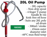 MONSTER TOOLS OIL PUMP MTRDP205 20 Litre Non Drip Alloy