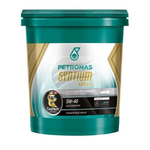 petronas syntium 5000e 5w-40 synthetic 18l engine oil