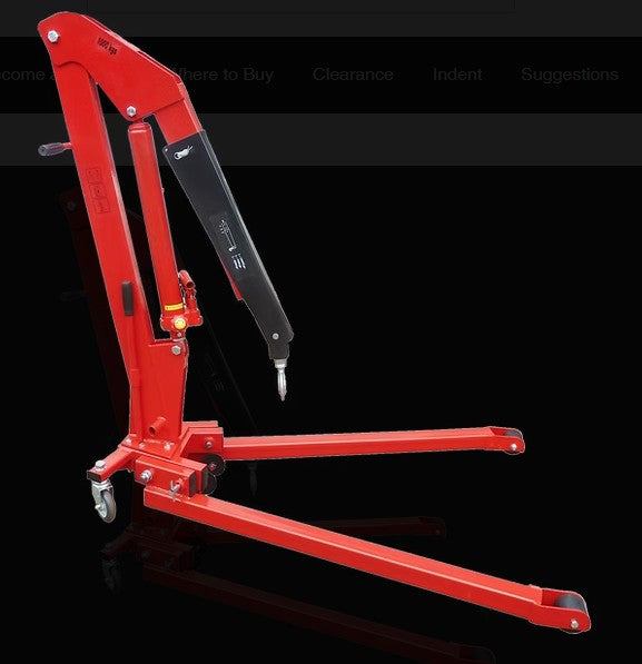 MILLERS FALLS CRLP1TF Low Profile Hydraulic Engine Crane 1 Ton