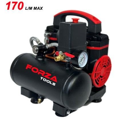 FORZA TOOLS FT9003 Oil Free Professional Air Compressor 3 Litres Compact NEW TECHNOLOGY
