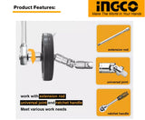 INGCO HKTS42441 1/4 & 1/2 Inch Socket Set 44Pcs