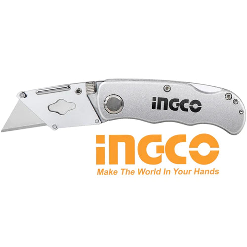 INGCO HUK6138 Folding Cutter Knife (+5 blades)