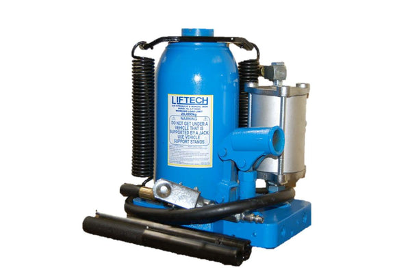 LIFTECH LT120AH 20,000KG Air/Hydraulic Bottle Jack 263-508mm Made in Europe (plus freight)