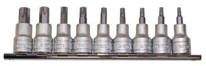 TENG TOOLS M3813TPX 3/8" Dr 9 Piece TPX Bit Clip Rail Socket Set