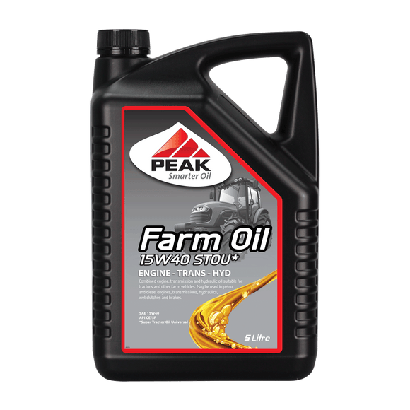 PEAK 15W-40 Farm Oil 5L PKDMFO005