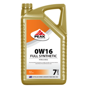 PEAK 0W16 Full Synthetic Engine Oil 7L PKEF016007