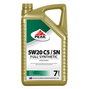 PEAK 5W20 C5/SN Full Synthetic Engine Oil 7L PKEF520C5007