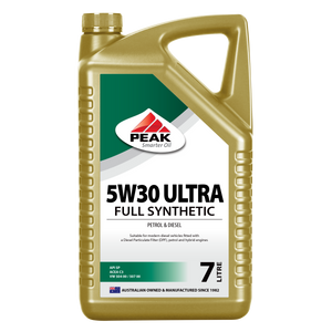 PEAK 5W30 Ultra Full Synthetic Engine Oil 7L PKEF530U007