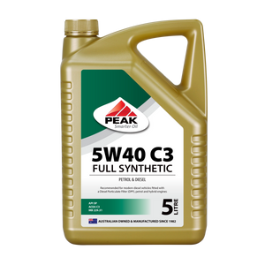 PEAK 5W40 C3 Full Synthetic Engine Oil 5L PKEFC3540005