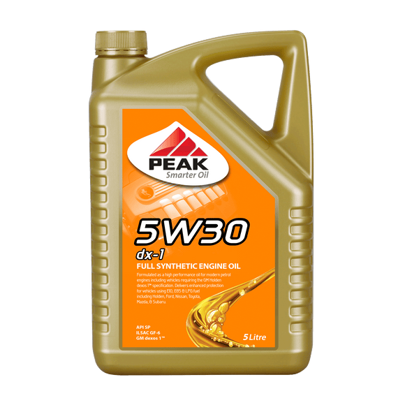 PEAK 5W30 DX1 Full Synthetic Engine Oil 5L PKEFD1530005