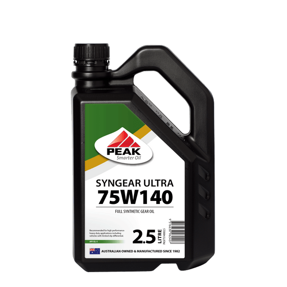 PEAK 75W140 Syngear Ultra Full Synthetic Geal Oil 2.5L PKGF75140002.5