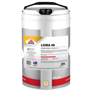 PEAK LOMA 46 Premium Mineral Hydraulic Oil 20L PKIHM046020