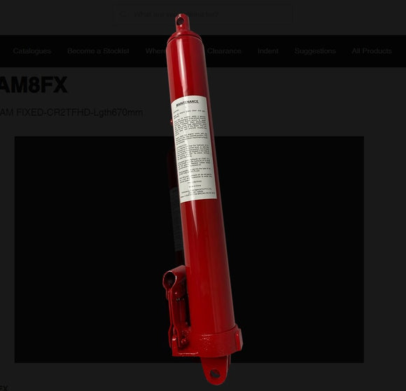 MILLERS FALLS RAM8FX Replacement Ram 670mm Long