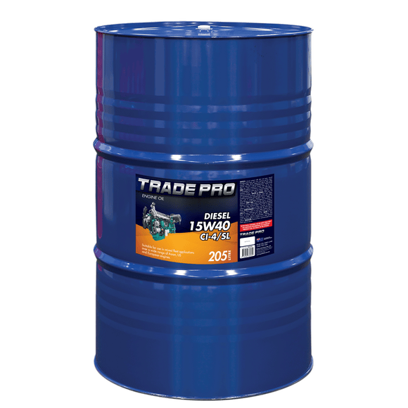 TRADE PRO 15W40 Mineral Diesel Engine Oil 205L TPD205L