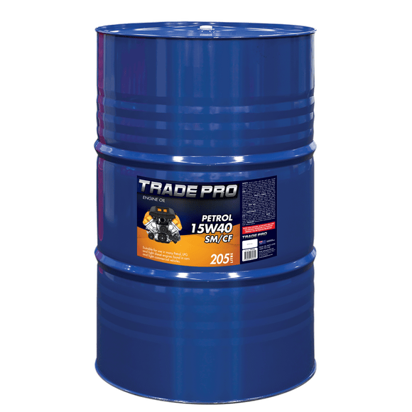 Trade Pro 15W40 Mineral Engine Oil 205L TPP205L
