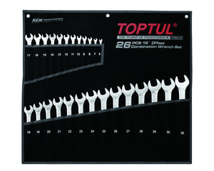 TOPTUL GPAW2601 Super-Torque Combination 15° Wrench Set 26pcs