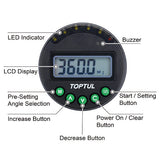 TOPTUL DTD-360A Digital Angle Meter with Magnet