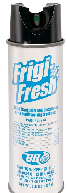 BG Products Frigi-Fresh (708) Cabin Interior Deodorizer PRICING ON APPLICATION