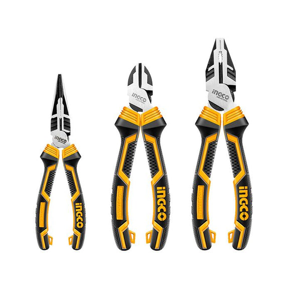 INGCO HKHLPS2831 High Leverage Pliers 3PCS 200mm