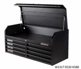 KA BOXES KA5208 52" SERIES 8 Drawer Tool Chest with Power/USB Outlets