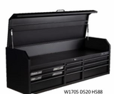 KA BOXES SERIES KA6809 68" 9 Drawer Tool Chest with Power/USB Outlets