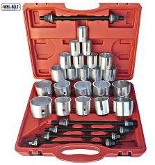 MONSTER TOOLS MT3206 Press and Pull Sleeve Kit 27Piece 34-90mm