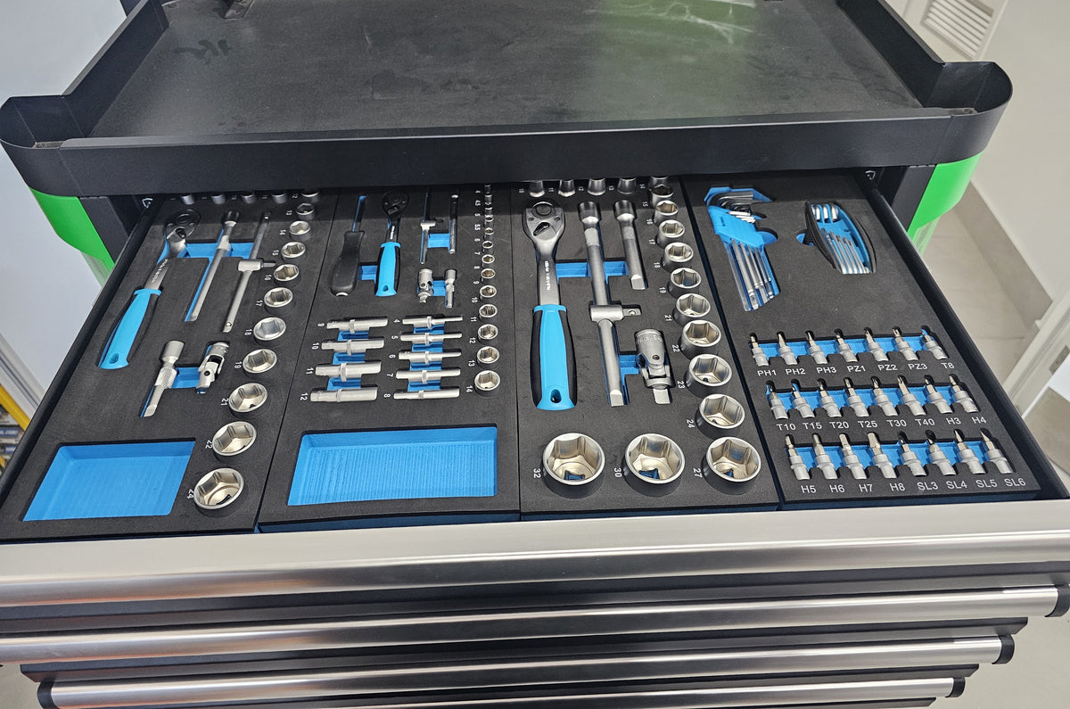 MONSTER TOOLS APPRENTICE MTKIT202 200 Piece Metric Tool Kit in 5 Drawe ...