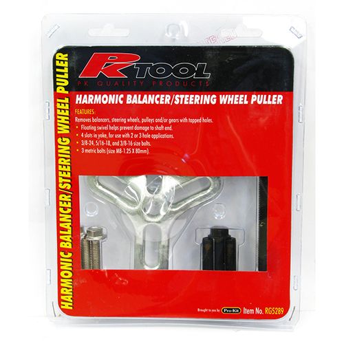 PK TOOL RG5289 15PC Harmonic Balancer & Steering Wheel Puller Set
