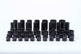 MILLERS FALLS SSID35MET-1/2 Impact Metric Socket Set 1/2' Drive 35 Piece
