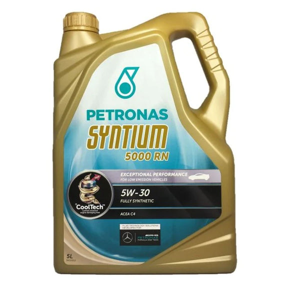 PETRONAS 5W30 Syntium 5000 RN Synthetic Engine Oil 5L 70543M12EU