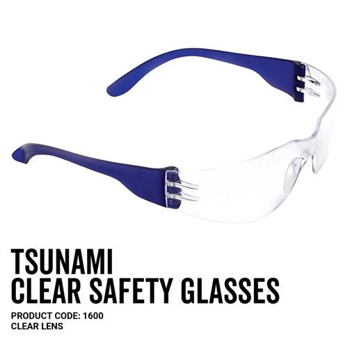 Pro Choice 1600 Tsunami Safety Glasses Clear Lens