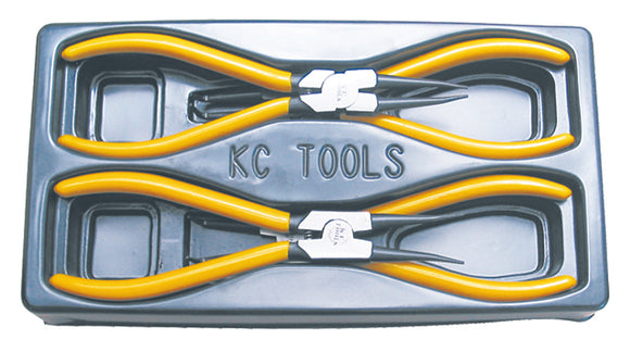 KC Tools 17659 4 PIECE 140MM CIRCLIP PLIER SET