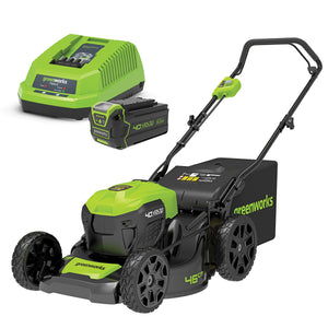 GREENWORKS 2517507AU-Kit-4 40V 4.0Ah Brushless Lawnmower Kit