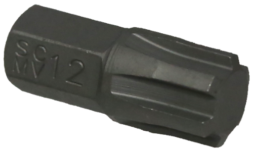 T&E 5181310mm Hex Ribe Insert Bit (13mm)