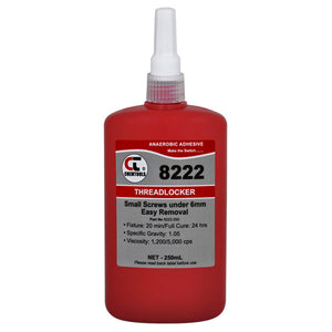 CHEMTOOLS 8222-250 Threadlocker 250ml Low Strength