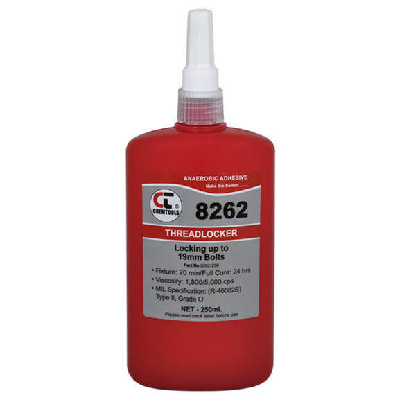 CHEMTOOLS 8262-250 Threadlocker 250ml High Strength – SA Alltools