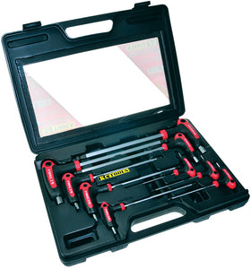 KC Tools A13080 9 Piece Metric T handle Hex Key Set