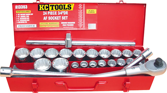 KC Tools A13363 24 PIECE 3/4