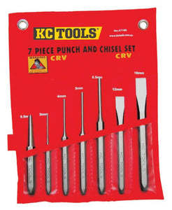 KC TOOLS 7 Piece Punch And Chisel Set A7100