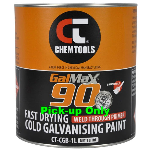 Chemtools CT-CGB-1L Galmax™ 90 Cold Galvanising Paint Brushable 1 Litre