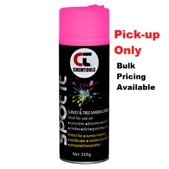 Chemtools CT-SP-350FP Fluro Pink Survey and Spot Marking Paint