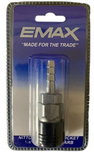 EMAX E22SHT NITTO Style ONE TOUCH Coupler 1/4" Hose Barb