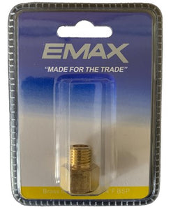 EMAX EM04F04 Brass Fitting 1/4"M X 1/4"F
