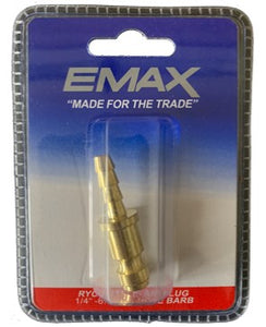 EMAX ESUT12PH RYCO Style Plug 1/4" Hose Barb