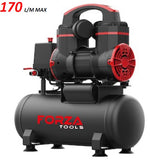 FORZA TOOLS FT9008 Oil Free Professional Air Compressor 8Litre NEW TECHNOLOGY