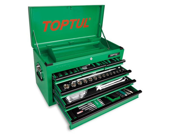 TOPTUL GCBZ120A 120 Piece 6 Drawer Professional Tool Kit