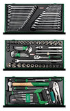 TOPTUL GCBZ186A 186 Piece 9 Drawer Professional Tool Kit