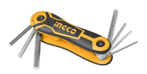 INGCO HHK14081 8 Piece Folding Metric Hex Key Set